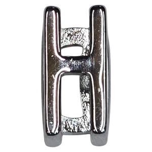 Keep Collective Letter H Silver Tone Slide Key Charm For Bracelet Necklace Watch